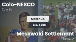 Matchup: Colo-NESCO High Scho vs. Meskwaki Settlement  2017