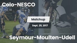 Matchup: Colo-NESCO High Scho vs. Seymour-Moulten-Udell 2017