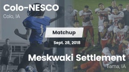 Matchup: Colo-NESCO High Scho vs. Meskwaki Settlement  2018
