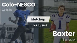 Matchup: Colo-NESCO High Scho vs. Baxter  2018