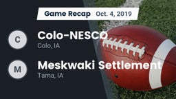 Recap: Colo-NESCO  vs. Meskwaki Settlement  2019