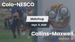 Matchup: Colo-NESCO High Scho vs. Collins-Maxwell 2020