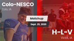 Matchup: Colo-NESCO High Scho vs. H-L-V  2020