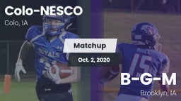 Matchup: Colo-NESCO High Scho vs. B-G-M  2020