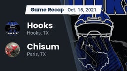 Recap: Hooks  vs. Chisum 2021