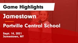 Jamestown  vs Portville Central School Game Highlights - Sept. 14, 2021
