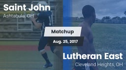 Matchup: Saint John vs. Lutheran East  2017