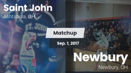 Matchup: Saint John vs. Newbury  2017