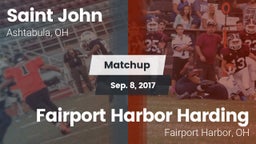 Matchup: Saint John vs. Fairport Harbor Harding  2017