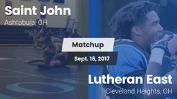 Matchup: Saint John vs. Lutheran East  2017