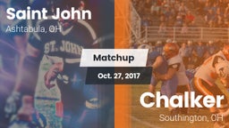 Matchup: Saint John vs. Chalker  2017