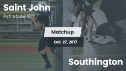 Matchup: Saint John vs. Southington  2017