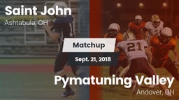 Matchup: Saint John vs. Pymatuning Valley  2018
