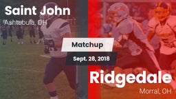 Matchup: Saint John vs. Ridgedale  2018