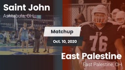 Matchup: Saint John vs. East Palestine  2020