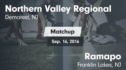Matchup: Northern Valley vs. Ramapo  2016