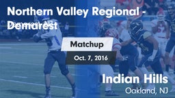 Matchup: Northern Valley vs. Indian Hills  2016