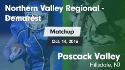 Matchup: Northern Valley vs. Pascack Valley  2016