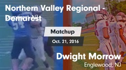 Matchup: Northern Valley vs. Dwight Morrow  2016