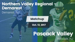 Matchup: Northern Valley vs. Pascack Valley  2017