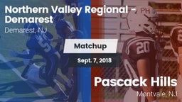 Matchup: Northern Valley vs. Pascack Hills  2018