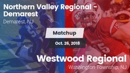 Matchup: Northern Valley vs. Westwood Regional  2018