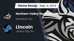 Recap: Northern Valley Regional -Demarest vs. Lincoln  2019