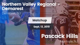 Matchup: Northern Valley vs. Pascack Hills  2019