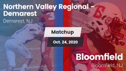 Matchup: Northern Valley vs. Bloomfield  2020