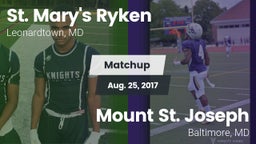 Matchup: St. Mary's Ryken vs. Mount St. Joseph  2017