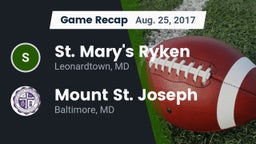 Recap: St. Mary's Ryken  vs. Mount St. Joseph  2017