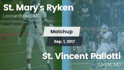 Matchup: St. Mary's Ryken vs. St. Vincent Pallotti  2017