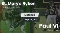 Matchup: St. Mary's Ryken vs. Paul VI  2017
