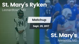 Matchup: St. Mary's Ryken vs. St. Mary's  2017