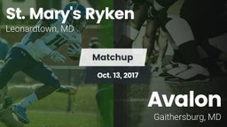 Matchup: St. Mary's Ryken vs. Avalon  2017