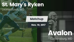 Matchup: St. Mary's Ryken vs. Avalon  2017