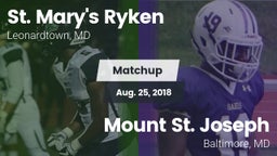 Matchup: St. Mary's Ryken vs. Mount St. Joseph  2018