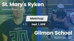 Matchup: St. Mary's Ryken vs. Gilman School 2018
