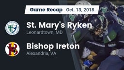 Recap: St. Mary's Ryken  vs. Bishop Ireton  2018