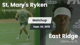 Matchup: St. Mary's Ryken vs. East Ridge  2019