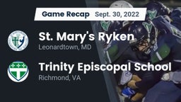 Recap: St. Mary's Ryken  vs. Trinity Episcopal School 2022