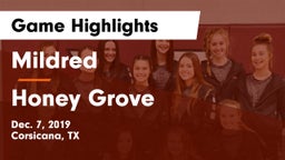 Mildred  vs Honey Grove  Game Highlights - Dec. 7, 2019