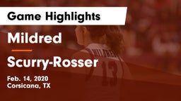 Mildred  vs Scurry-Rosser  Game Highlights - Feb. 14, 2020