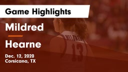 Mildred  vs Hearne  Game Highlights - Dec. 12, 2020