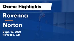 Ravenna  vs Norton  Game Highlights - Sept. 10, 2020