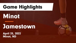Minot  vs Jamestown  Game Highlights - April 25, 2022