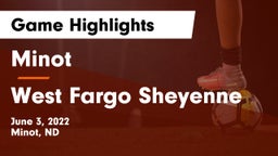 Minot  vs West Fargo Sheyenne  Game Highlights - June 3, 2022