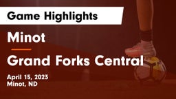 Minot  vs Grand Forks Central  Game Highlights - April 15, 2023