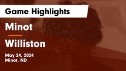 Minot  vs Williston  Game Highlights - May 24, 2024
