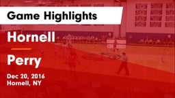 Hornell  vs Perry  Game Highlights - Dec 20, 2016